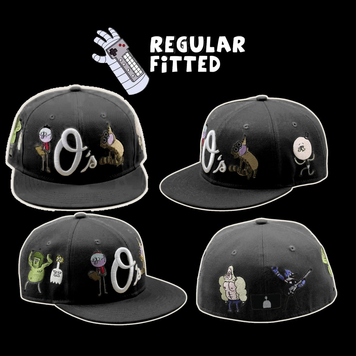 Regular Show Orioles Fitted