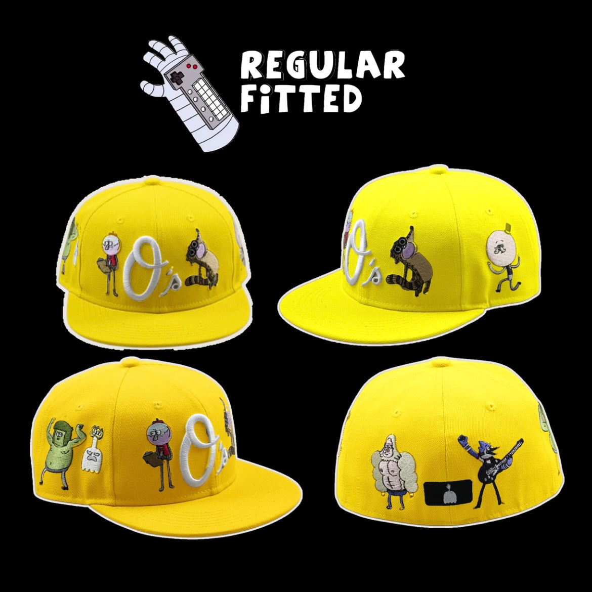 Regular Show Orioles Fitted